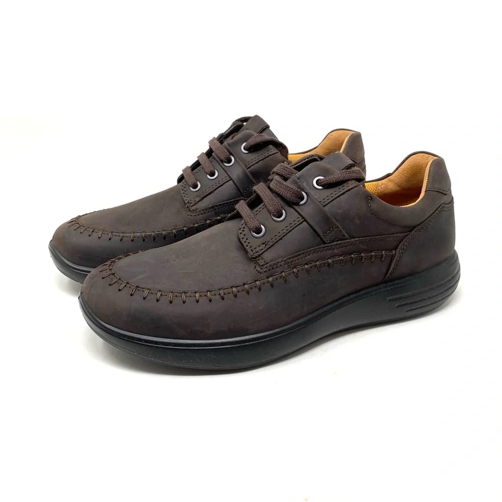 ECCO Soft 7 Runner Seawalker Men’s Shoes Size 40 (US 6–6.5) Cocoa Brown NIB
